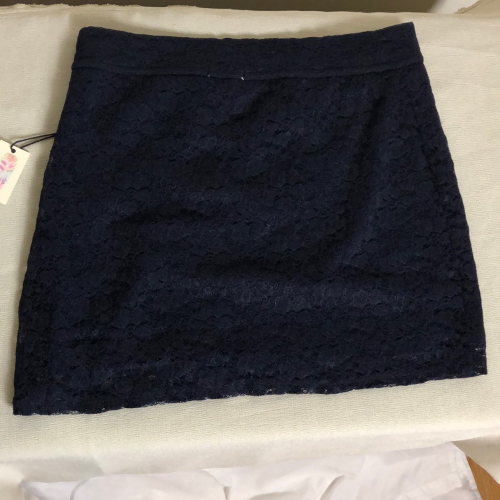 Forever 21 Navy Blue Skirt size 12 - Picture 2 of 8